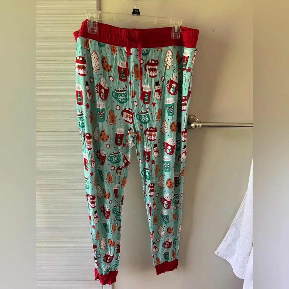 Little Sleepies women’s Christmas pajama set XL peppermint mocha - Picture 5 of 7